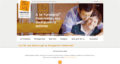 Desktop Screenshot of fundaciofinestrelles.com